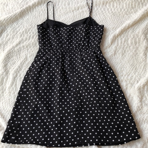J Crew black Polka Dot Dress - Picture 3 of 3